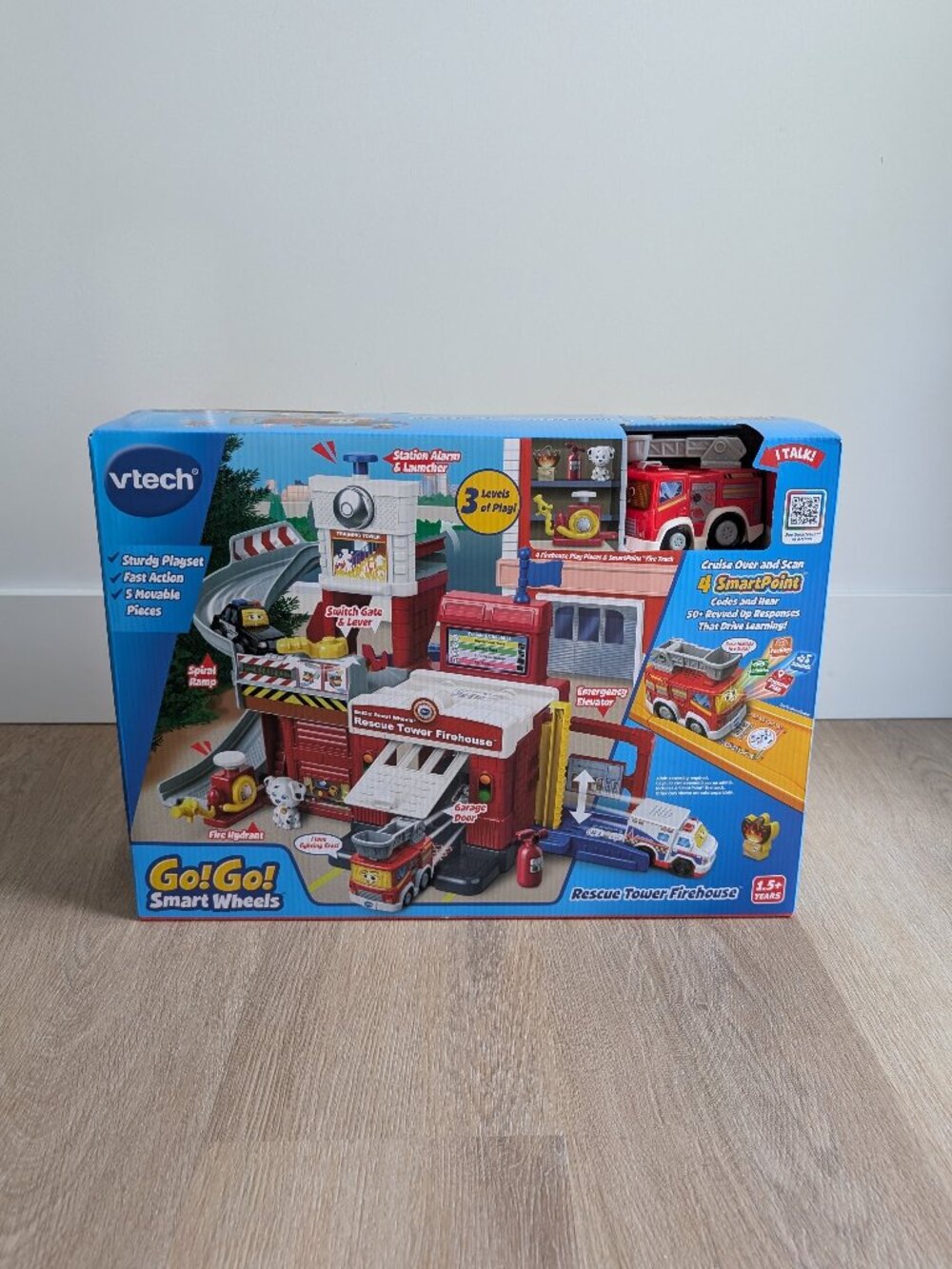 NWT - VTech Go! Go! Smart Wheels Rescue Tower Firehouse (English Version)